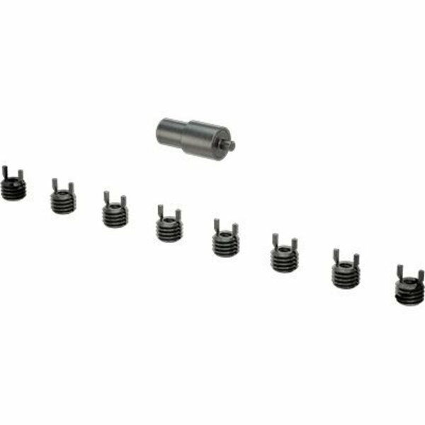 Bsc Preferred Key-Locking Insert with Tool Phosphate Steel 1/4-20 Thread Size 1/2-13 Tap 93302A410